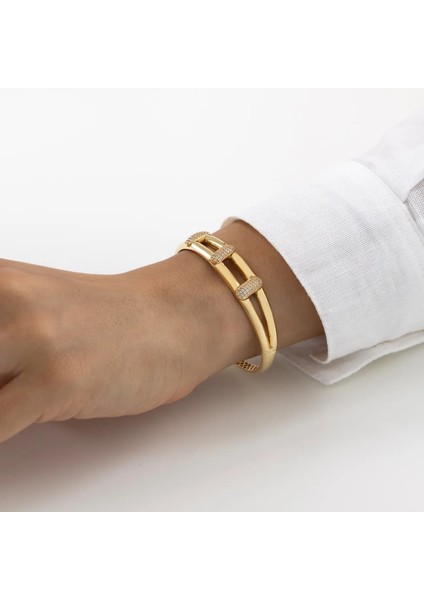 Nisera Tres Mega Modern Altın Kelepçe fırsatları