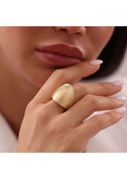 Nisera Vittoria Tasarım Altın Yüzük indirimleri