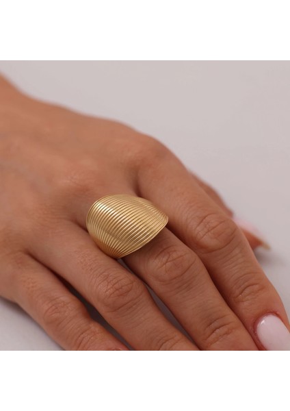 Nisera Vittoria Tasarım Altın Yüzük