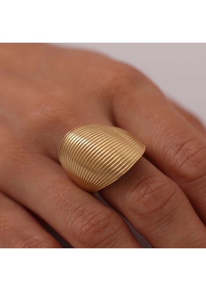 Nisera Vittoria Tasarım Altın Yüzük