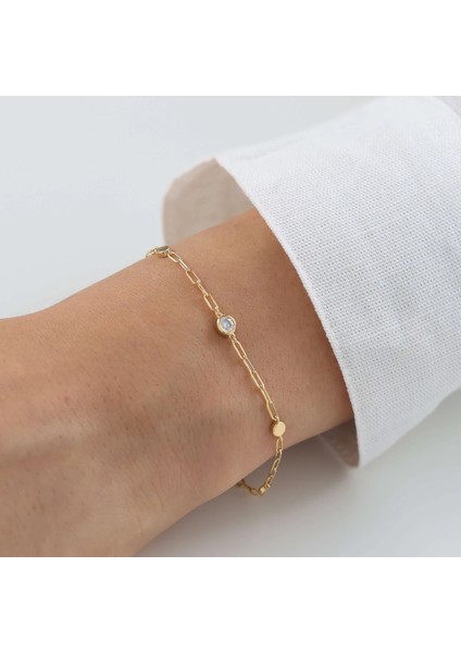 Nisera Idun Ataç Minimal Altın Bileklik