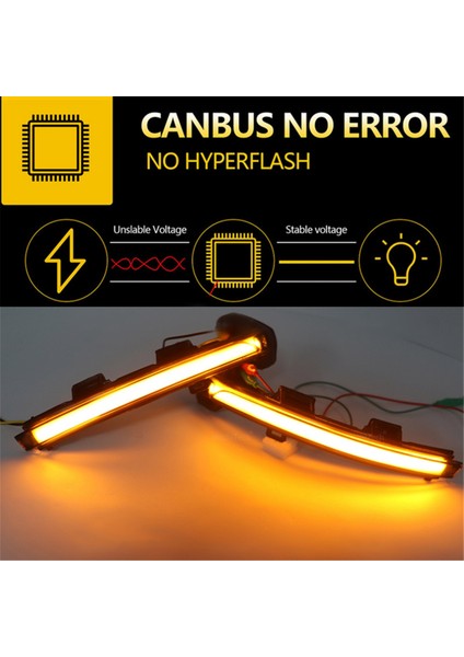 Araba LED Dönüş Sinyal Lambası Dikiz Aynası Sinyal Lambası (Yurt Dışından) modelleri