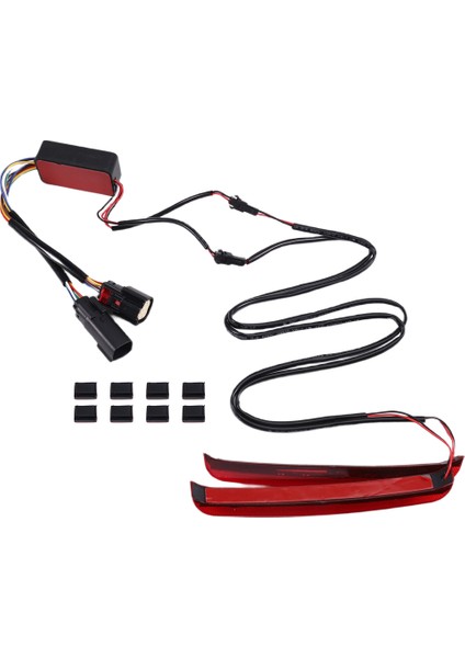 Motosiklet Saddlebag Işık Dinamik Dönüş Sinyal Işığı LED Fren Işığı Harley Touring Modelleri 2014-2023 (Yurt Dışından)