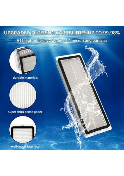 47PCS Fırça Filtre ve Mop Bez Kiti Dream D9 Dream Bot L10 Pro Troiver Robot Lds Vakum Süpürge Yedek Parçaları (Yurt Dışından) fırsatları