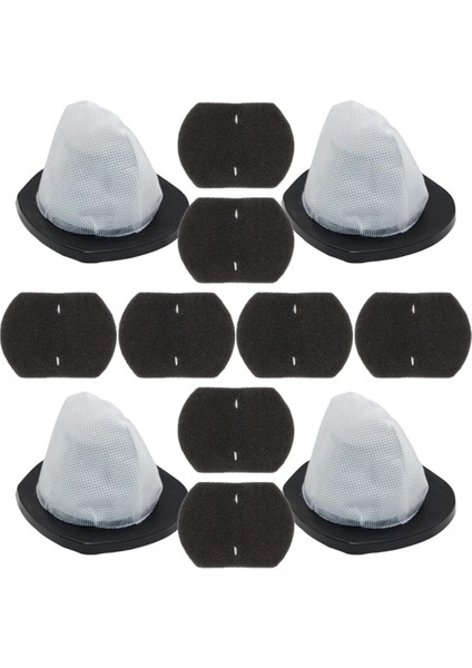 Bissell 2030/2030/20306/20307/2030/20H2030V/2030X/2030Z Vakum Aksesuarları Için 12PCS Hepa Filtre ve Filtre Pamuk (Yurt Dışından)