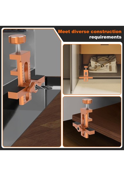 Dolap Kapısı Kurulum Jig, Çerçevesiz Dolaplar Için Ayarlanabilir Konumlandırıcı Olan Montaj Bulucuya Yardımcı Olmak, Ahşap Işleme Için (Yurt Dışından) indirimleri