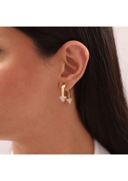 Nisera Etoile Tasarım Altın Küpe modelleri