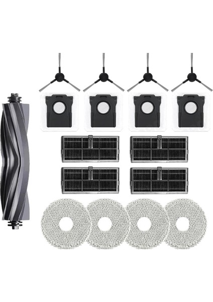 Dreame X30 Ultra / X30 Pro Hepa Filtre Mop Padleri Toz Çantaları Yedek Yedek Parçalar Aksesuarları (Yurt Dışından)