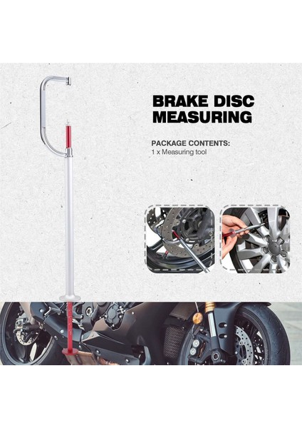 Fren Disk Ölçüm Aracı 0-45MM Kalınlık Motosikletler Için Cetvel Ölçümleri Arabalar Fren Disk Aşınma Test Tespiti (Yurt Dışından) indirimleri