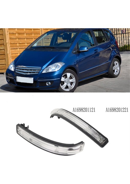 LED Dikiz Aynası Işık Kanadı Kapı Aynası Mercedes-Benz B-Serisi W245 A-Serisi W169 2008-2012 A1698201121 (Yurt Dışından) fırsatları
