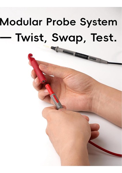 22 Parçalı Silikon Multimetre Test Kurşun ve Arka Prob Kiti - Timsah Klipsli Premium Modüler Volt Metre Prob (Yurt Dışından) indirimleri