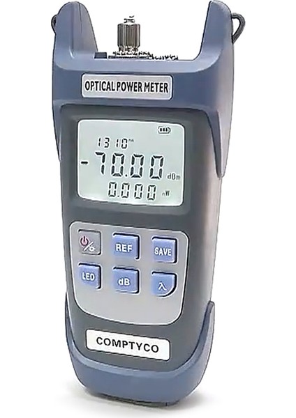Comptyco Elde Taşınan Optik Güç Ölçer Optik Fiber Test Cihazı Fc/sc Adaptörü ile Optik Zayıflatma Testi (Opm -70 -+10DBM) (Yurt Dışından) indirimleri
