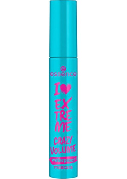 I Love Extreme Crazy Volume Maskara 12 ml Siyah Suya Dayanıklı Uzatma Etkisi