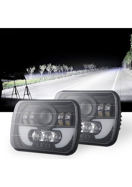 7x6 5x7 120W Araba LED Far Hi/lo Işın Chevy Express Kargo Van 1500 2500 3500 (Yurt Dışından) fiyatları
