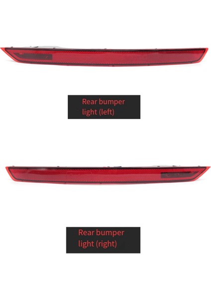Audi Q8 Için Rsq8 Sq8 2019-2022 Araba Sol Arka Tampon Reflektörü Fren Lambası Arka Kuyruk Lambası 4M8945701 (Yurt Dışından) fırsatları