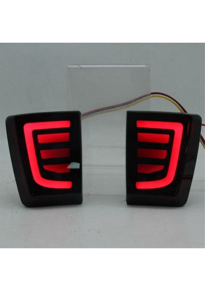 Mitsubishi Pajero Için V85 V8 V93 V97 2007-2020 Araba Arka Tampon Durdur Işık Dönüş Sinyali Işık Uyarı Işık Fren Işıkları (Yurt Dışından) fırsatları