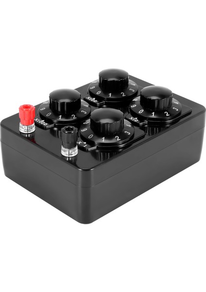 0-9999 Ohm Basit Direnç Kutusu Hassas Değişken Aralıklı Direnç Öğretim Enstrümanı (Yurt Dışından)