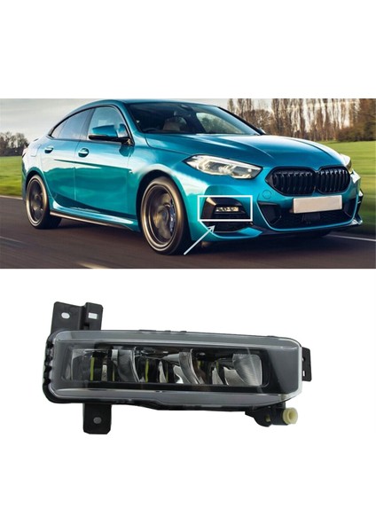 Sağ Taraf Ön Tampon LED Sis Lambası Drl Lıght 63177433788 Bmw F44 G20 G21 G28 2018-2022 Gündüz Koşu Lambası (Yurt Dışından)