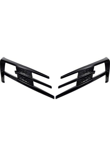 Golf Için 7 Mk7 2014 2015 2016 2017 Ön Tampon Sis Izgarası Sis Lambası Kaş Kapağı Trim Parlak Siyah (Yurt Dışından) fiyatları