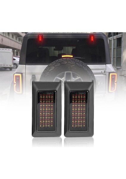Araba Bagaj Kapağı Menteşe Işığı Yüksek Montajlı Fren Işığı Ters Işık Uyarı Lambası Ford Bronco 2021-2023 (Yurt Dışından) modelleri