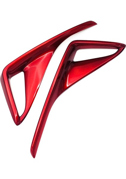 2pcs Kırmızı Araba Arka Sis Far Trim Tail Lamba Çerçeve Toyota Chr C-Hr 2017 2018 2019 2020 2021 (Yurt Dışından)