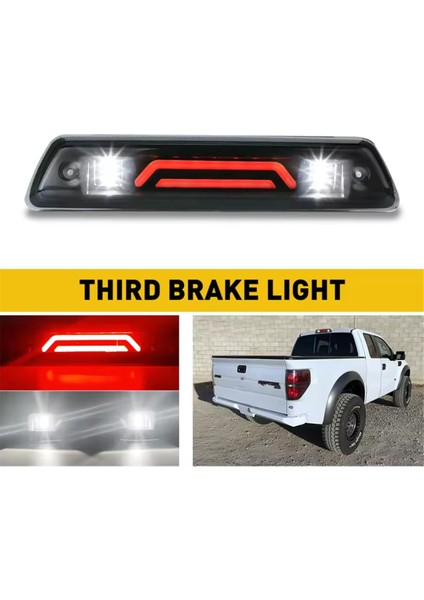 Kırmızı Beyaz LED Duman Üçüncü 3. Fren Işığı Ford F150 F-150 2009 2012 2012 2012 2012 2014 Aksesuarlar Kuyruk Arka Lamba (Yurt Dışından) modelleri