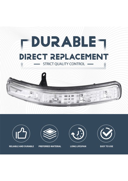 Araba sol yan rüzgar aynası ışığı dönüş sinyali yanıp sönen lamba Ford Explorer 2011-2018 BB5Z-13B375-A BB5Z13B375A (Yurt Dışından)