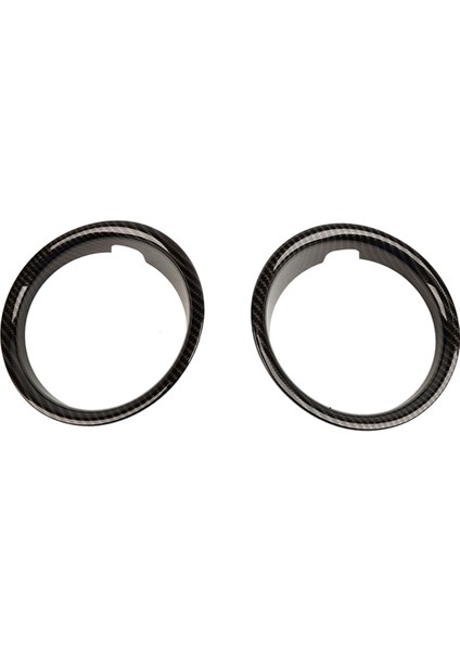 Jeep Komutanı Için 2006-2010 Ön Sis Light Lamba Kapağı Dekoratif Trim Aksesuarları Abs Karbon Fiber (Yurt Dışından)