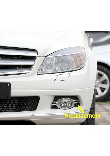 1set Ön Tampon Sis Izgarası Izgara ile Mercedes Için Krom Döşeme ile Benz W204 C250 C300 C350 204852423 2048852523 (Yurt Dışından) fırsatları