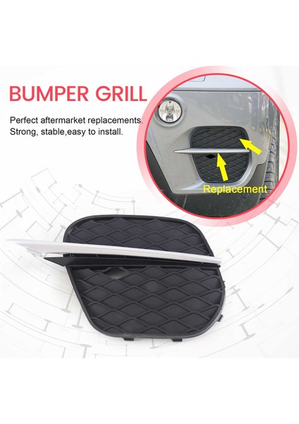 1 Çift Ön Tampon Izgara Kapağı Izgara Kaplama -Bmw X5 E70 2011-2013 51117222859 51117222860 (Yurt Dışından) fırsatları