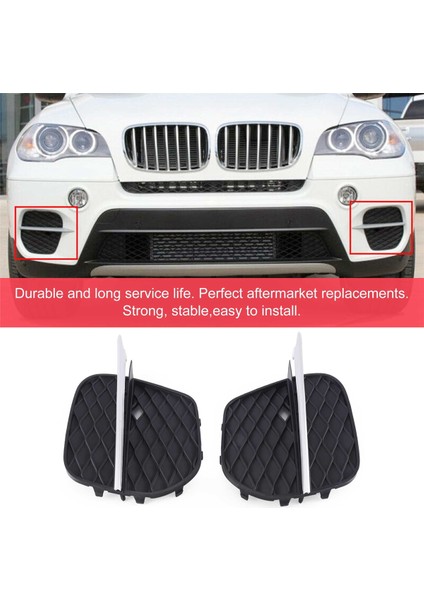 1 Çift Ön Tampon Izgara Kapağı Izgara Kaplama -Bmw X5 E70 2011-2013 51117222859 51117222860 (Yurt Dışından) indirimleri