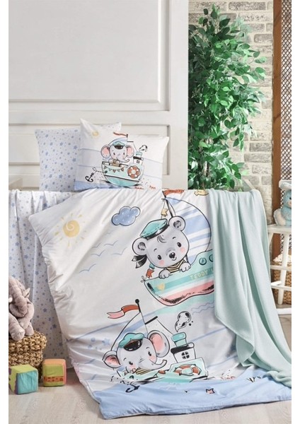 Sailing Ranforce Bebek Nevresim Takımı - Mavi fiyatları