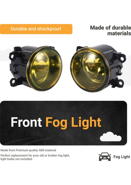 2pcs Sis Lambası Sarı Lens Araba Ön Tampon Sis Oe Yedek H11 Ampul F4 Ford Focus Acura Honda Subaru Nissan Suzuki (Yurt Dışından) fırsatları