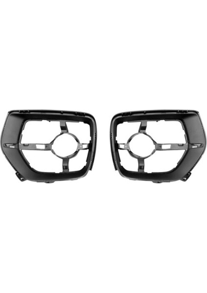 Çift Ön Tampon Sis Farları Kapak Bmw X6 E71 2008-2014 51117210936 51117210935 (Yurt Dışından)