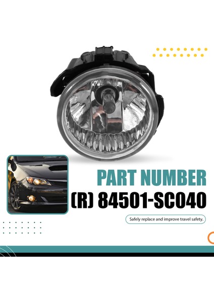 84501-SC040 Araba Sağ Ön Tampon Işık Sis Lambası Için Subaru Orman (Yurt Dışından) indirimleri