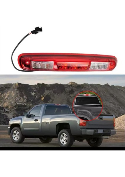 25890530 Chevy Silverado Için Fren Işığı Gmc 2007-13 Sierra Red LED 3. Üçüncü Fren Işığı Kargo Lambası (Yurt Dışından) fırsatları