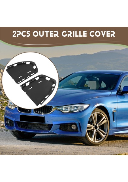 Bmw 4 Serisi 428I 430I Için Araba Tampon Grille Seti Sol ve Sağ Dış Izgara Kapağı 51118054549 51118054550 (Yurt Dışından) fırsatları
