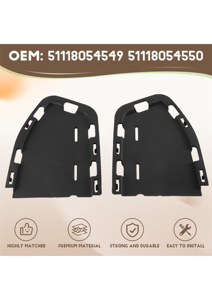 Bmw 4 Serisi 428I 430I Için Araba Tampon Grille Seti Sol ve Sağ Dış Izgara Kapağı 51118054549 51118054550 (Yurt Dışından) indirimleri