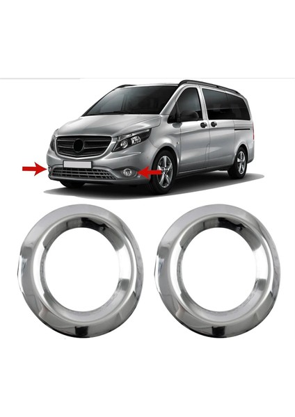 Mercedes-Benz Vito W447 2014-2020 Krom Sis Farkı Kapağı (Yurt Dışından) indirimleri