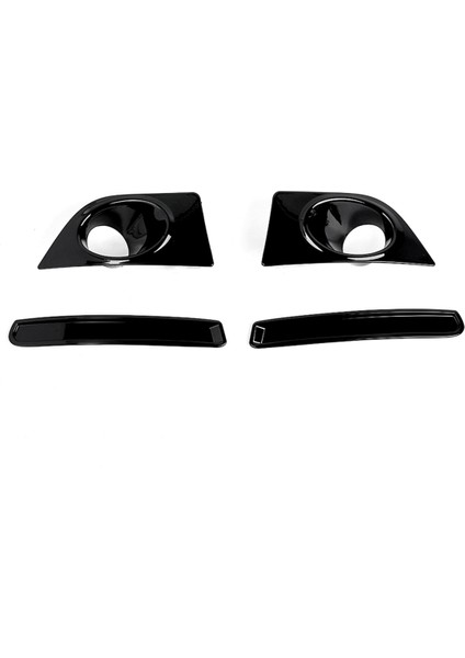 Ford Mustang Için 2010-2014 Araba Ön Sis Lambası Kapağı Kaplama Süslemesi Etiket Aksesuarları (Yurt Dışından)