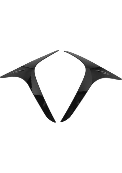 Toyota Yaris Için Cross 2020 2021 2022 Araba Ön Sis Farları Lamba Şeritleri Trim Kapak Çıkartma Araba Stil Parlak Siyah (Yurt Dışından)