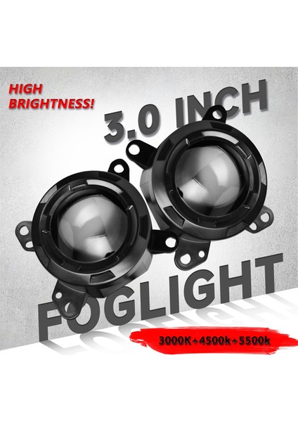 3 Inç LED Deniz Feneri Projektör Daf Kamyonu Için Bifokal Lens Hıd Bı-Xenon Yüksek+Parlak Lens Kamyon Sis Lambası Için Düşük Işın (Yurt Dışından) modelleri