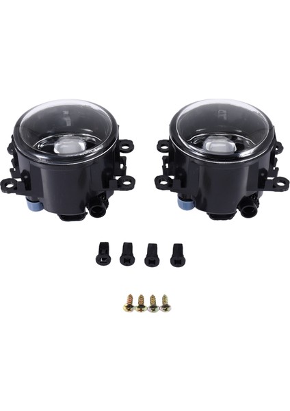 1 Çift Ön Tampon Sis Lambaları Ford Focus Suzuki Için H11 ile Yeni Alto Renault Peugeot Citroen Anti-Bez Lens (Yurt Dışından)