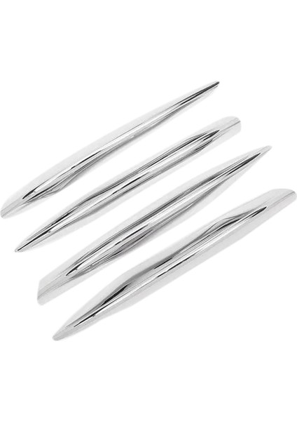 4pcs Araba Krom Ön Tampon Spoiler Sis Lambası Izgara Trim Kapak Mercedes-Benz C-Sınıf C200 C260 W205 2019+ (Yurt Dışından)