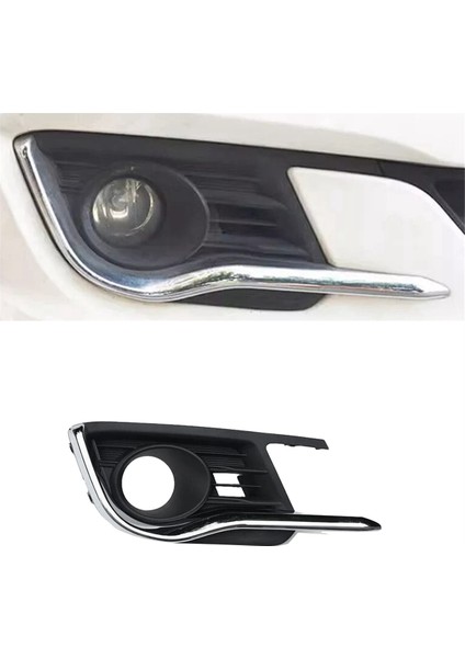Suzuki Ciaz 2015-2017 Araba Sis Lambası Grille Çerçevesi Için Krom Trim Şeridi ile Sağ Ön Tampon Sisli Işık Kapağı (Yurt Dışından) indirimleri