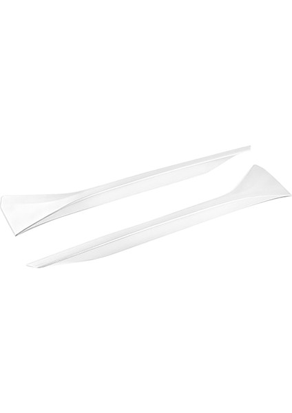 Abs Krom Yedek Ön Sis Fark Kapağı Trim Şeritler For-Bmw X1 F48 2020 (Yurt Dışından)