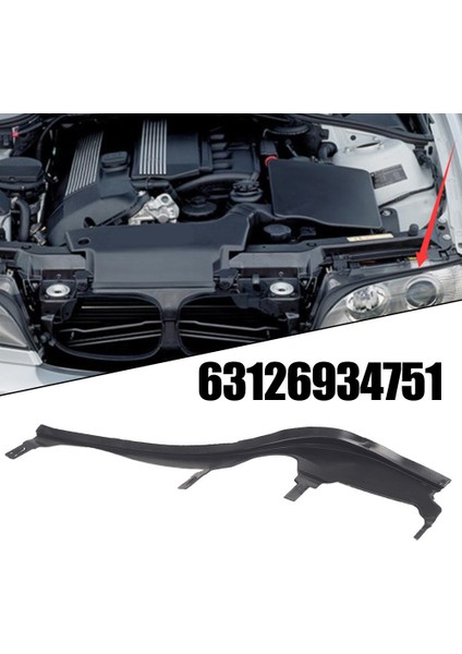 Araba Ön Üst Far Kapağı Şeritleri Trim 63126934751 Için (Yurt Dışından) modelleri