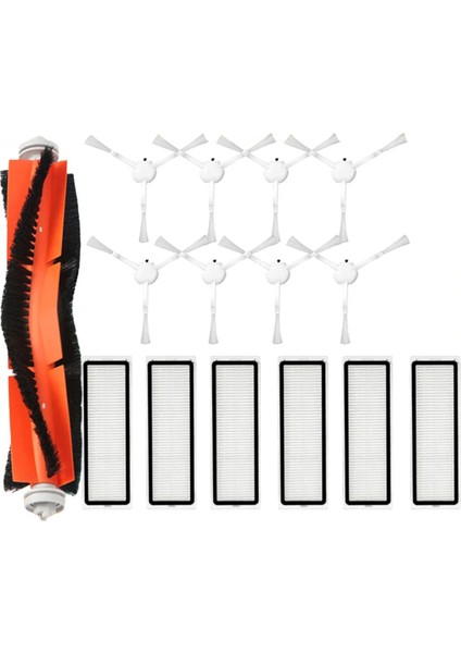 Xiaomi Dreame Bot D10 Plus RLS3D / Z10 Pro / L10 Plus Ana Yan Fırça Hepa Filtre Yedek Parçaları Için (Yurt Dışından)