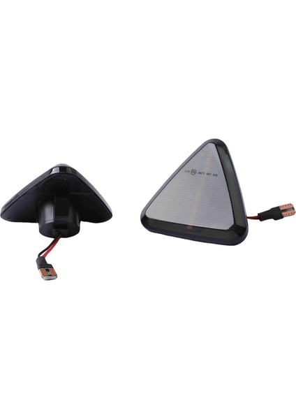 Araba Dinamik LED Yan Işaret Lambası Sinyal Lambası Siyah (Yurt Dışından)