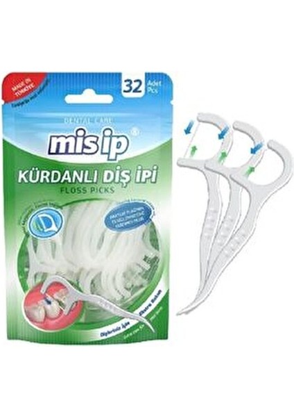 Kürdanlı Diş İpi Aromasız 32'li Paket Diş Temizliği İçin Pratik Çözüm modelleri